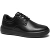 image:imageOrthoComfoot Mens Orthopedic Leather Dress Walking Shoes Comfortable Plantar Fasciitis Sneakers with Arch Support for Orthotic Casual Business Work Shoes for Foot and Heel Pain ReliefW1black
