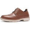 image:imageOrthopedic Business Leather Dress Shoes  Casual Arch Support Plantar Fasciitis Formal Wingtip Oxford for Mens  Cap Toe Comfortable Orthotics Patent Tuxedo Walking Shoes for Foot and Heel Pain ReliefW2brown