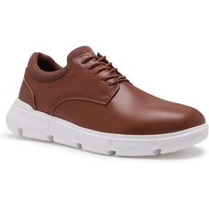 image:imageMens Orthopedic Wide Business Leather Dress Shoes  Arch Support Plantar Fasciitis Classic Oxford  Comfortable Cap Toe Orthotics Patent Tuxedo Sneakers for Foot and Heel Pain ReliefWk3brown