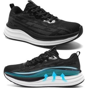 image:imageOrthoComfoot Womens Orthopedic Road Running Shoes Comfortable Arch Support Orthotic Plantar Fasciitis Athletic Sport Sneakers Casual High Arch Flat Feet Walking Shoes for Foot Heel and Pain ReliefW1black