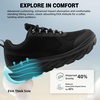 image:imageMens Orthopedic Diabetic Wide Walking Shoes Comfortable Fashion Arch Support Sneakers for Plantar Fasciitis amp Heel Pain Relief Casual Flat Feet Tennis Sports Sneakers for Swollen Feet amp Hammer ToesK1black
