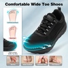 image:imageMens Orthopedic Diabetic Wide Walking Shoes Comfortable Fashion Arch Support Sneakers for Plantar Fasciitis amp Heel Pain Relief Casual Flat Feet Tennis Sports Sneakers for Swollen Feet amp Hammer ToesK1black