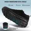 image:imageMens Orthopedic Diabetic Wide Walking Shoes Comfortable Fashion Arch Support Sneakers for Plantar Fasciitis amp Heel Pain Relief Casual Flat Feet Tennis Sports Sneakers for Swollen Feet amp Hammer ToesK1black