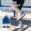 image:imageMens Orthopedic Plantar Fasciitis Sneakers Comfortable High Arch Support Road Running Shoes Orthotics Lightweight Casual Tennis Athletic Walking Shoes Relief Flat Feet Heel amp Foot PainW2white Blue