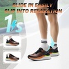 image:imageMens Orthopedic Plantar Fasciitis Sneakers Comfortable High Arch Support Road Running Shoes Orthotics Lightweight Casual Tennis Athletic Walking Shoes Relief Flat Feet Heel amp Foot PainW1black