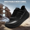 image:imageMens Orthopedic Wide Plantar Fasciitis Shoes Casual Support Trail Running Diabetic Flat Feet Fashion Sneakers Comfrtabel Orthotic Non Slip Walking Hiking Shoes for Foot amp Heel Pain ReliefK1black