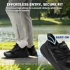 image:imageMens Orthopedic Wide Plantar Fasciitis Shoes Casual Support Trail Running Diabetic Flat Feet Fashion Sneakers Comfrtabel Orthotic Non Slip Walking Hiking Shoes for Foot amp Heel Pain ReliefK1black