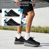 image:imageOrthoComfoot Mens Orthopedic Diabetic Shoes Wide Toe Box Comfortable Casual Arch Support Running Fashion Sneakers Plantar Fasciitis Flat Feet Work Tennis Walking Shoes for Swollen Feet Heel PainKblack
