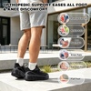 image:imageOrthoComfoot Orthopedic Diabetic Mens Wide Shoes Comfortable Casual Arch Support Running Fashion Sneakers Plantar Fasciitis Wide Toe Box All Day Standing Walking Shoes for Swollen Feet Heel PainK1black