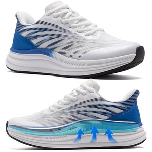 image:imageMens Orthopedic Plantar Fasciitis Sneakers Comfortable High Arch Support Road Running Shoes Orthotics Lightweight Casual Tennis Athletic Walking Shoes Relief Flat Feet Heel amp Foot PainW2white Blue