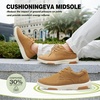 image:imageOrthoComfoot Mens Orthopedic Leather Dress Shoes Comfortable Arch Support Casual Sneakers for Plantar Fasciitis Orthotic Work Walking Shoes for All Day Standing Foot Pain ReliefW2brown