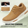 image:imageOrthoComfoot Mens Orthopedic Leather Dress Shoes Comfortable Arch Support Casual Sneakers for Plantar Fasciitis Orthotic Work Walking Shoes for All Day Standing Foot Pain ReliefW2brown