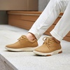 image:imageOrthoComfoot Mens Orthopedic Leather Dress Shoes Comfortable Arch Support Casual Sneakers for Plantar Fasciitis Orthotic Work Walking Shoes for All Day Standing Foot Pain ReliefW2brown
