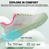image:imageOrthoComfoot Womens Orthopedic Diabetic Wide Running Shoes Comfortable Casual Arch Support Plantar Fasciitis Fashion Sneakers High Arch Work Tennis Walking Shoes for Foot and Heel Pain ReliefK2grey Green