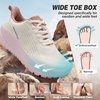 image:imageOrthoComfoot Womens Orthopedic Trail Running Sneakers Wide Toe Box Arch Support Plantar Fasciitis Diabetic Sports Shoes Comfortable Flat Feet Hiking Walking Athletic Sneakers for Foot amp Heel PainK2pink White