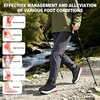 image:imageOrthoComfoot Womens Orthopedic Waterproof Hiking Boots Comfortable Wide Toe Box Arch Support Plantar Fasciitis Diabetic Trail Boots NonSlip Ankle Support Outdoor Boots for Foot amp Heel Pain ReliefK1black
