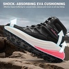 image:imageOrthoComfoot Womens Orthopedic Waterproof Hiking Boots Comfortable Wide Toe Box Arch Support Plantar Fasciitis Diabetic Trail Boots NonSlip Ankle Support Outdoor Boots for Foot amp Heel Pain ReliefK1black
