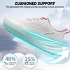 image:imageWomens Orthopedic Wide Plantar Fasciitis Shoes Comfortable Arch Support Diabetic Orthotic Flat Feet Trail Running Athletic Hiking Sneakers Casual Sports Trekking Walking Shoes for Foot Heel PainK1pink White
