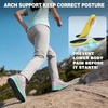 image:imageWomens Orthopedic Wide Plantar Fasciitis Trail Shoes Casual Arch Support Diabetic Neuropathy Sneakers Comfortable High Instep Non Slip Walking Hiking Trekking Shoes for Foot Heel Pain ReliefK2pink Purple