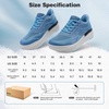 image:imageWomens Orthopedic Wide Toe Box Running Shoes Comfort Diabetic Arch Support Plantar Fasciitis Orthotic Sport Tennis Sneakers Supportive Hammer Toes Casual Walking Shoes for Foot Heel amp Pain ReliefK3light Blue
