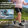 image:imageWomens Waterproof Wide Toe Box Orthopedic Ankle Boots Arch Support Plantar Fasciitis Hiking Trekking Boots Non Slip Comfortable Outdoor Camping Boots for High Instep Hammer Toes and Swollen FeetK1black