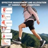 image:imageWomens Waterproof Wide Toe Box Orthopedic Ankle Boots Arch Support Plantar Fasciitis Hiking Trekking Boots Non Slip Comfortable Outdoor Camping Boots for High Instep Hammer Toes and Swollen FeetK1black