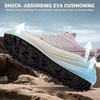 image:imageWomens Wide Orthopedic Trail Running Sneakers Plantar Fasciitis Orthotic Heel Spurs Bunions Support Hiking Trekking Sneakers Comfortable Outdoor Casual Walking Shoes for Foot amp Heel Pain ReliefK1pink Purple