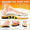 image:imageWork Boot Orthotic Insoles for Standing All Day 240 lbs Heavy Duty High Arch Support Shoe Inserts for Men Women Dual Gel Cushioning for Plantar Fasciitis Size 65 Men85 WomenW1red