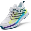 image:imageOrthoComfoot Kids Orthopedic Shoes for Boys and Girls Comfortable Plantar Fasciitis Arch Support Athletic Fashion Sneakers Orthotic Hook and Loop School Walking Shoes for Foot and Heel Pain ReliefW4white