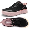 image:imageOrthoComfoot Womens Orthopedic Diabetic Wide Running Shoes Comfortable Casual Arch Support Plantar Fasciitis Fashion Sneakers High Arch Work Tennis Walking Shoes for Foot and Heel Pain ReliefK1black
