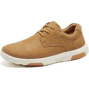 image:imageOrthoComfoot Mens Orthopedic Leather Dress Shoes Comfortable Arch Support Casual Sneakers for Plantar Fasciitis Orthotic Work Walking Shoes for All Day Standing Foot Pain ReliefW2brown