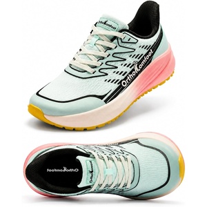 image:imageOrthoComfoot Womens Wide Orthopedic Plantar Fasciitis Shoes Comfortable Diabetic Arch Support Orthotic Flat Feet Trail Running Sneakers Casual Non Slip Hiking Sports Walking Shoes for Foot amp Heel Pain ReliefK1mint