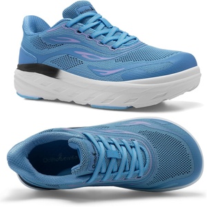 image:imageWomens Orthopedic Wide Toe Box Running Shoes Comfort Diabetic Arch Support Plantar Fasciitis Orthotic Sport Tennis Sneakers Supportive Hammer Toes Casual Walking Shoes for Foot Heel amp Pain ReliefK3light Blue