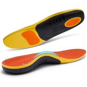 image:imageWork Boot Orthotic Insoles for Standing All Day 240 lbs Heavy Duty High Arch Support Shoe Inserts for Men Women Dual Gel Cushioning for Plantar Fasciitis Size 65 Men85 WomenW1red