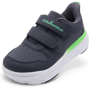 image:imageOrthoComfoot Kids Orthopedic Wide Tennis Comfortable ShoesK2grey
