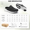 image:imageOrthoComfoot Womens Orthopedic Slip On Loafers Comfortable Casual Arch Support Plantar Fasciitis Walking Shoes Soft Orthotic House Mule Slippers for Flat Feet Heel amp Foot Pain ReliefW1black
