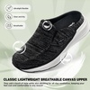 image:imageOrthoComfoot Womens Orthopedic Slip On Loafers Comfortable Casual Arch Support Plantar Fasciitis Walking Shoes Soft Orthotic House Mule Slippers for Flat Feet Heel amp Foot Pain ReliefW1black