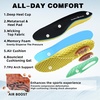 image:imageOrthoComfoot Mens Orthopedic Wide Winter Slippers with Arch Support Comfort Diabetic House Loafers for Plantar Fasciitis Fleece Lined Warm Orthotic Walking Shoes for Foot and Heel Pain ReliefK1black