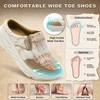 image:imageWomens Orthopedic Diabetic Wide Toe Box Winter Slippers Comfortable Winter Arch Support Slip On Loafers for Plantar Fasciitis Warm Casual Walking House Shoes for Foot amp Heel Pain ReliefK2brownBeige
