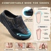 image:imageWomens Orthopedic Diabetic Wide Toe Box Winter Slippers Comfortable Winter Arch Support Slip On Loafers for Plantar Fasciitis Warm Casual Walking House Shoes for Foot amp Heel Pain ReliefK1navyBrown