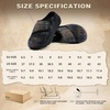 image:imageWomens Orthopedic Diabetic Wide Wide Toe Box Slip On Slippers Comfortable Arch Support for Plantar Fasciitis Ideal for Flat Feet Winter Warm Hook Winter Indoor Hook and Loop Walking ShoesK1navyBrown