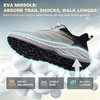 image:imageMens Orthopedic Wide Trail Running Shoes Comfortable Arch Support Plantar Fasciitis Fashion Sneakers Flat Feet Non Slip Tennis Athletic Hiking Sports Shoes for Swollen Feet amp Foot Pain ReliefK2dark Grey