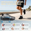 image:imageMens Orthopedic Wide Trail Running Shoes Comfortable Arch Support Plantar Fasciitis Fashion Sneakers Flat Feet Non Slip Tennis Athletic Hiking Sports Shoes for Swollen Feet amp Foot Pain ReliefK1black