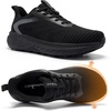image:imageMens Orthopedic Wide Trail Running Shoes Comfortable Arch Support Plantar Fasciitis Fashion Sneakers Flat Feet Non Slip Tennis Athletic Hiking Sports Shoes for Swollen Feet amp Foot Pain ReliefK1black