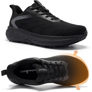 image:imageMens Orthopedic Wide Trail Running Shoes Comfortable Arch Support Plantar Fasciitis Fashion Sneakers Flat Feet Non Slip Tennis Athletic Hiking Sports Shoes for Swollen Feet amp Foot Pain ReliefK1black