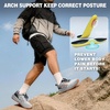 image:imageMens Orthopedic Wide Trail Running Shoes Casual Plantar Fasciitis High Arch Support Diabetic Neuropathy Sneakers Comfortable Orthotic Non Slip Walking Hiking Shoes for Foot amp Heel Pain ReliefK2grey