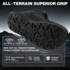 image:imageMens Orthopedic Wide Waterproof Hiking Boots Arch Support Orthotic Non Slip Trekking Trail Sports Shoes for Plantar Fasciitis Comfortable Diabetic Work Mid Ankle Flat Feet amp Foot Pain ReliefK1black