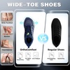 image:imageMens Wide Orthopedic Trail Running Shoes Arch Support Diabetic Plantar Fasciitis Sports Sneakers Comfortable Casual Athletic Standing Work Outdoor Shoes for Flat Feet amp Heel Pain ReliefK2blue