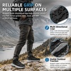 image:imageOrthoComfoot Mens Orthopedic Wide Waterproof Hiking Boots Arch Support Orthotic Non Slip Trekking Trail Shoes for Plantar Fasciitis Comfortable Running Work Mid Ankle Flat Feet amp Foot Pain ReliefK1black
