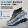 image:imageOrthoComfoot Mens Orthopedic Wide Waterproof Hiking Boots Arch Support Orthotic Non Slip Trekking Trail Shoes for Plantar Fasciitis Comfortable Running Work Mid Ankle Flat Feet amp Foot Pain ReliefK1black